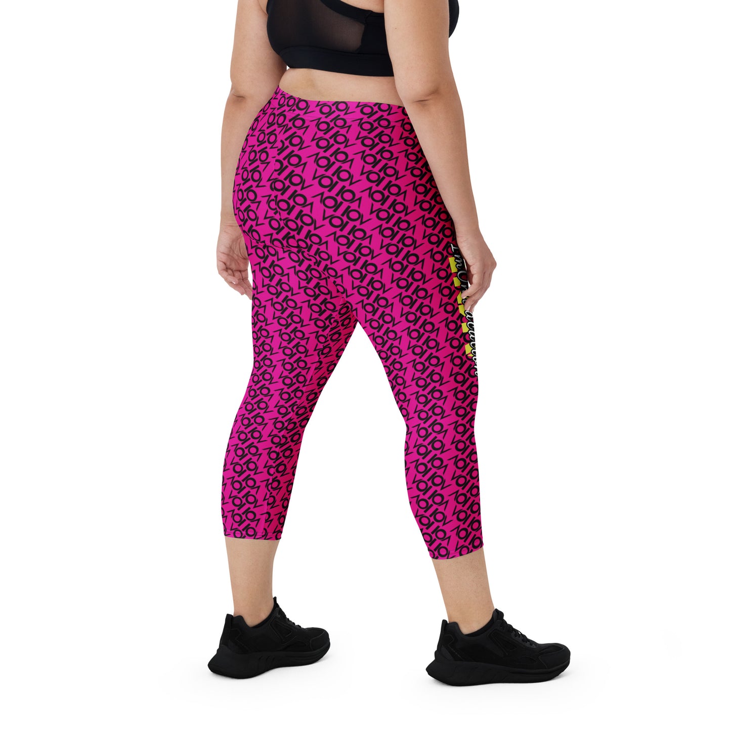 I.O.V-SPS23 Pink Capri Leggings