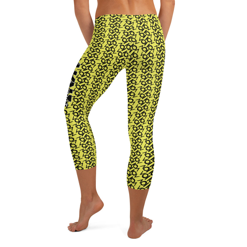 I.O.V-SPS23 Yellow Capri Legging