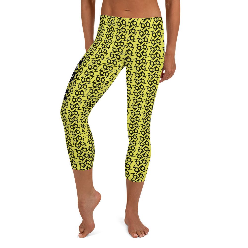 I.O.V-SPS23 Yellow Capri Legging