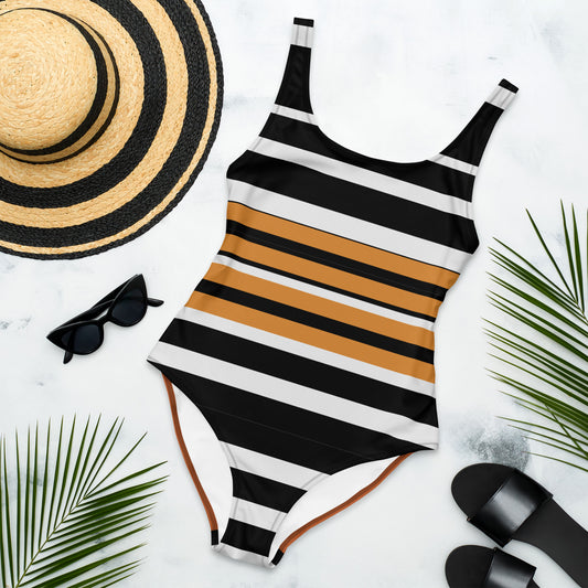 I.O.V-SPS24 CMX BLKORG One-Piece Swimsuit