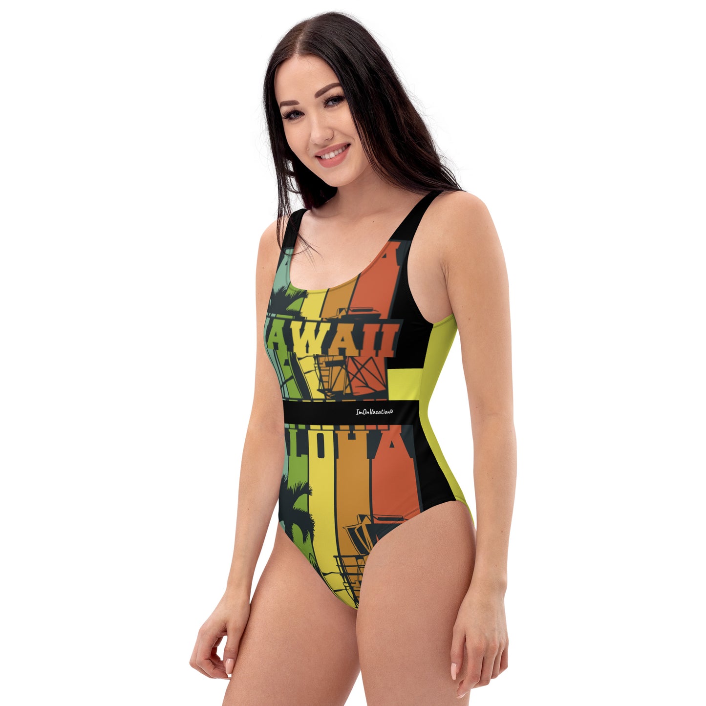 I.O.V-SPS24 Aloha One-Piece Swimsuit