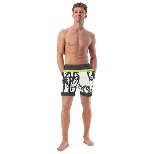 I.O.V-SPS24 TROPBW All-Over Print Recycled Swim Trunks