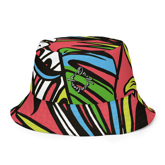 I.O.V-SPS23 Tropics Red Reversible bucket hat