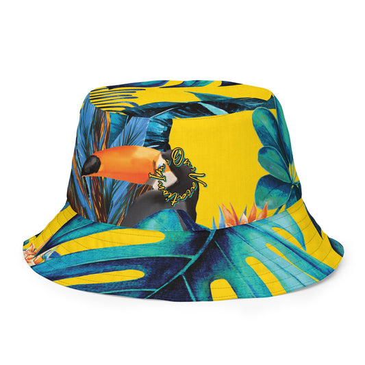 I.O.V-SPS23 Tropics Yellow Reversible bucket hat