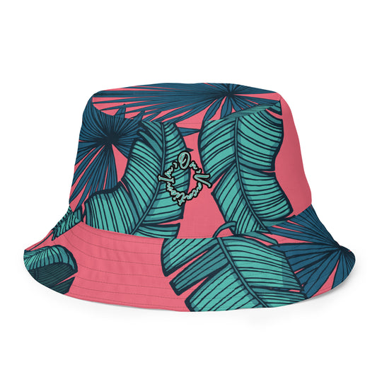 I.O.V-SPS24-Tropics Pink Reversible bucket hat